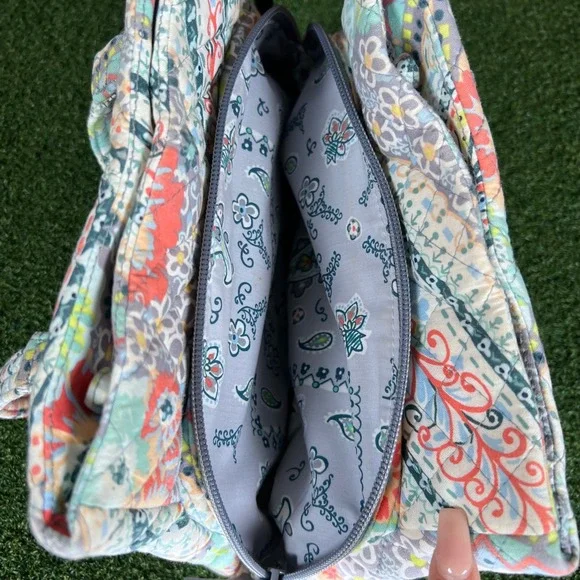 Vera Bradley Crossbody Bag Floral Quilted Lightweight Travel Purse - Picture 6 of 12